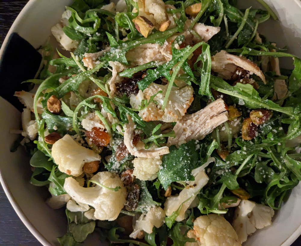 Roasted Cauliflower Salad