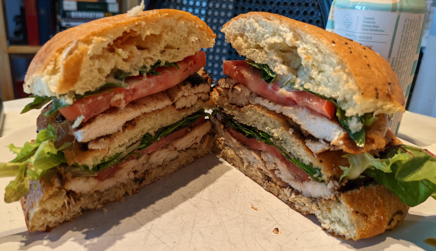 Grilled chicken sandwiches